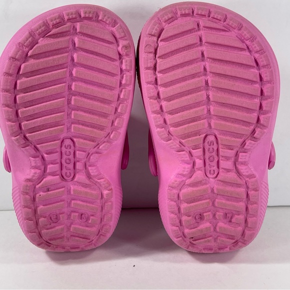 Croc’s Pink Toddler Classic Lined Clog - C5 - Picture 6 of 8